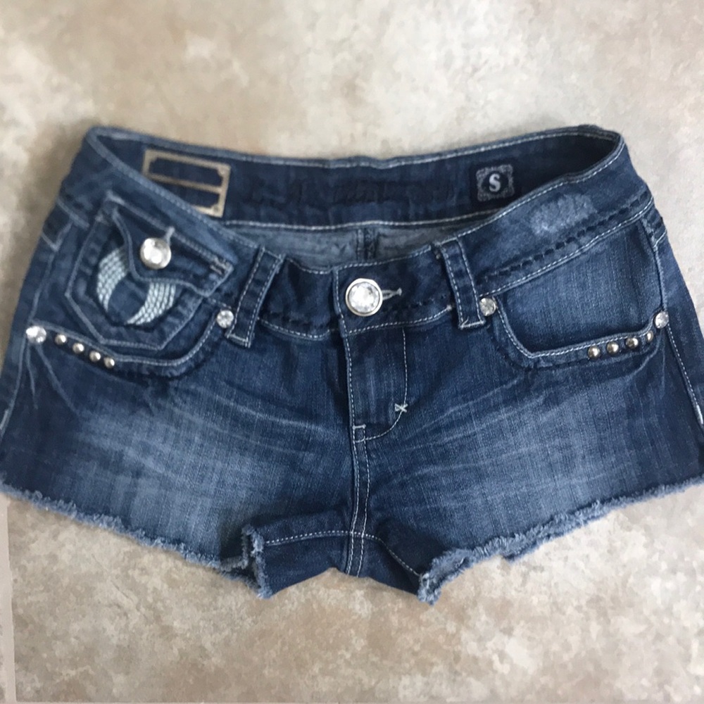 Blue Jean Short Shorts